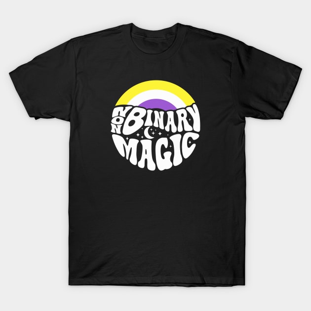 Non Binary Magic Pride T-Shirt by Pridish